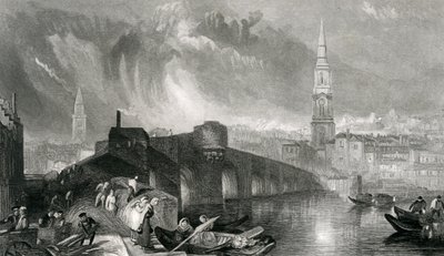 Inverness, gegraveerd door W. Miller, 1836 door Joseph Mallord William Turner